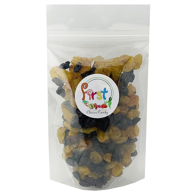 FirstChoiceCandy Jumbo Seedless Raisins Great Snacks (Mix Golden & Black, 5 Pound)