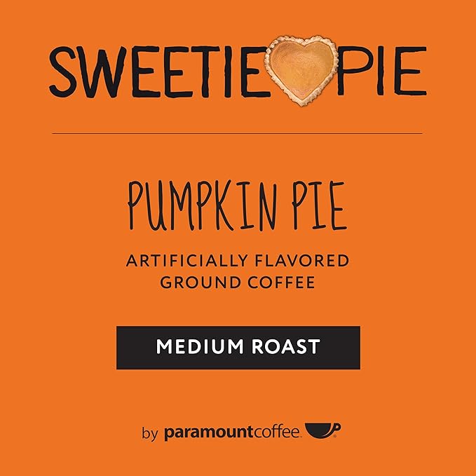 Paramount Roasters Sweetie Pie Pumpkin Pie Flavored Ground Coffee, 1-12 ounce package from Paramount Coffee Company