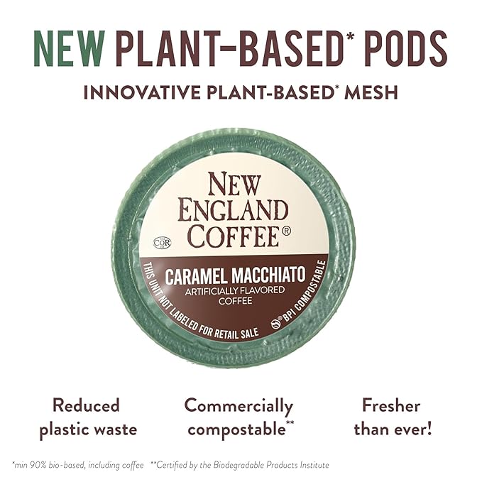 New England Coffee Variety Pack Single Serve Pods, 12ct Box (Pack of 6)