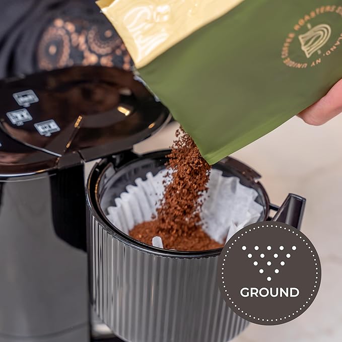 Holiday 'Gingerbread Cookie' Flavored Ground Coffee, 1 LB (16 oz) bag, Medium Roast, 100% Arabica Premium Quality Flavor