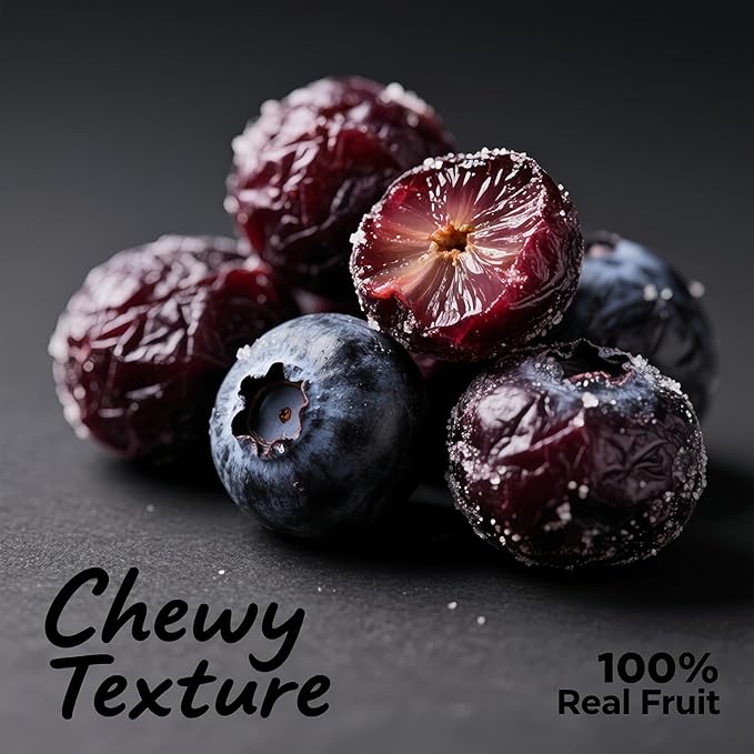 Premium Freeze-Dried Whole Blueberries 7oz (200g) - 100%, No Sugar Added | for Baking, Smoothies & Snacks Fruit Snack