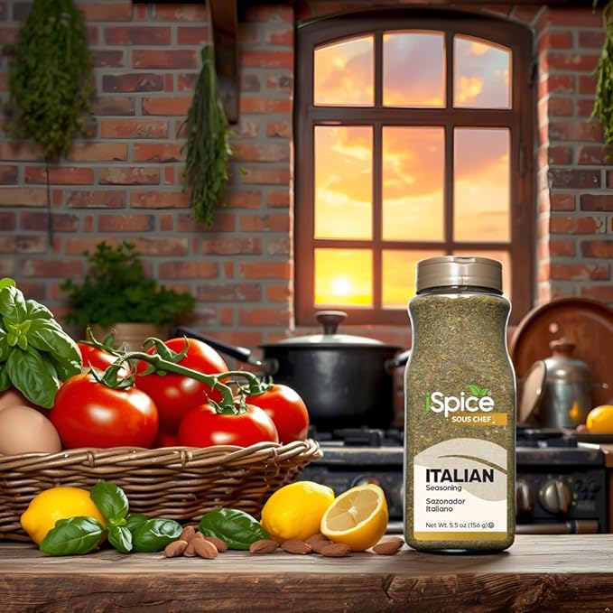 iSpice Blend | Italian Seasoning | 5.5 oz | Bulk Size | Mixed Spices & Seasonings | Kosher