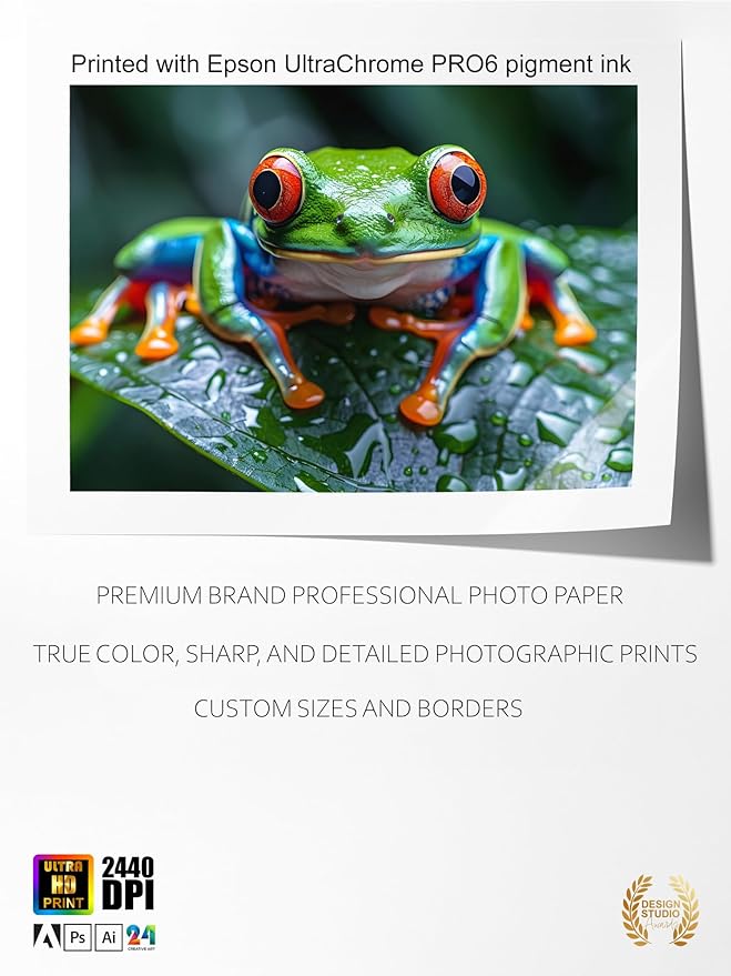 Custom Portrait Poster Print ??Personalized Photo or Artwork on Premium Paper ??High-Resolution Wall Art Gift for Family, Pets, or Couples ??Ships from USA (Unframed)