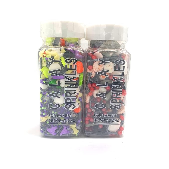 7 Ounce Eyes Pumpkin Vampire Sprinkles Halloween Sprinkle Skull Halloween Cupcakes Cake topper Decoration