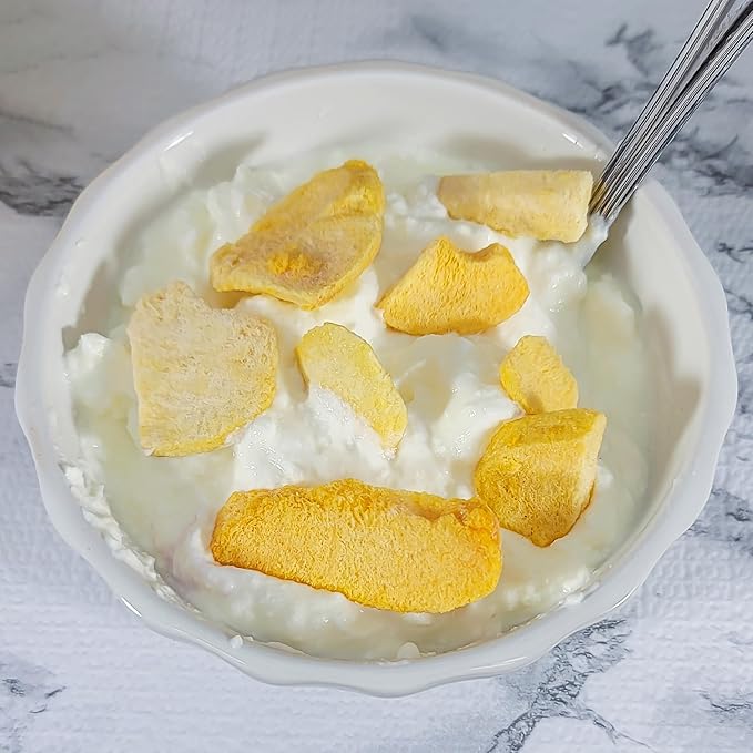 Survival Grocery Freeze Dried Peaches ??All-Natural, No Added Sugar or Preservatives, Rich in Vitamin C & Fiber, Long Shelf Life, Healthy Snack for Yogurt, Smoothies, Baking & On-the-Go (12 oz./2 Bags)