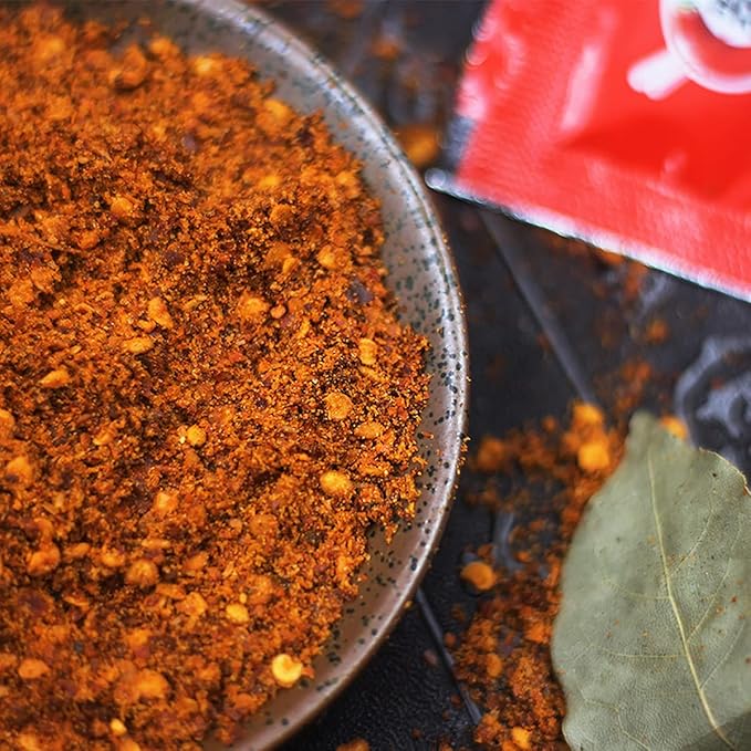 Chinese chili dipping powder 14.1 oz/400g, szechuan HotPot/BBQ red chilli powder Spicy seasoning
