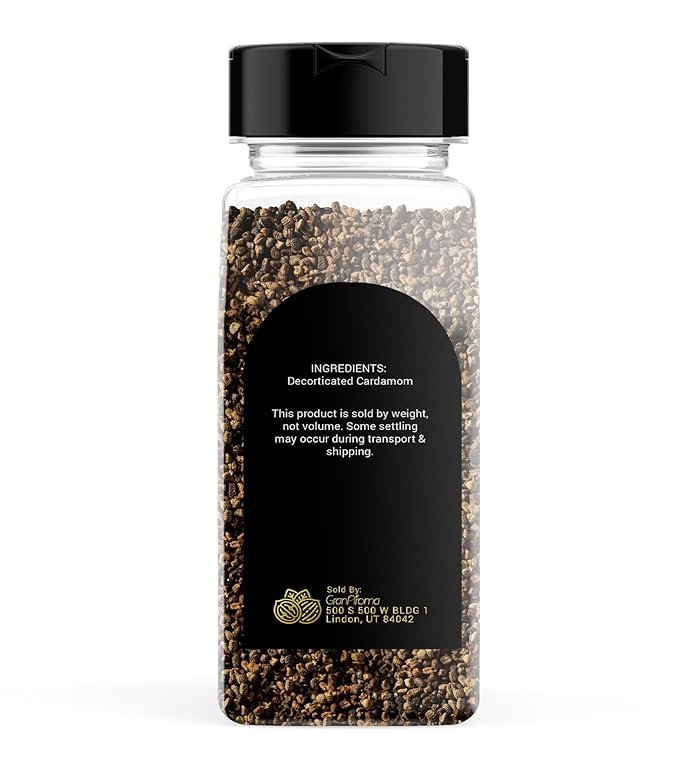 GranAroma Decorticated Cardamom, Versatile Spice, Indian Cuisine, Rich & Intense Flavor (10.4 Ounce)