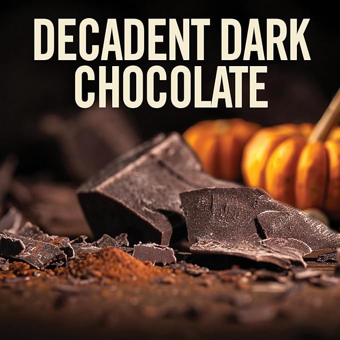 Castle Kitchen Pumpkin Spice Hot Chocolate (2 Pack,14 oz Ea.) - Dairy Free, Vegan Hot Cocoa Mix made With Decadent Dark Chocolate and Natural Flavors - Just Add Water - No Artificial Sweeteners