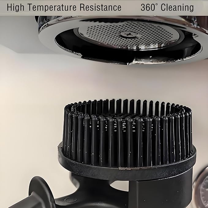 Espresso Cleaning Brush - Espresso Machine Group Head Cleaning Brush - Detachable 360ì§?Silicone Cleaning Bristle Tools for Coffee Machine 58mm Grouphead