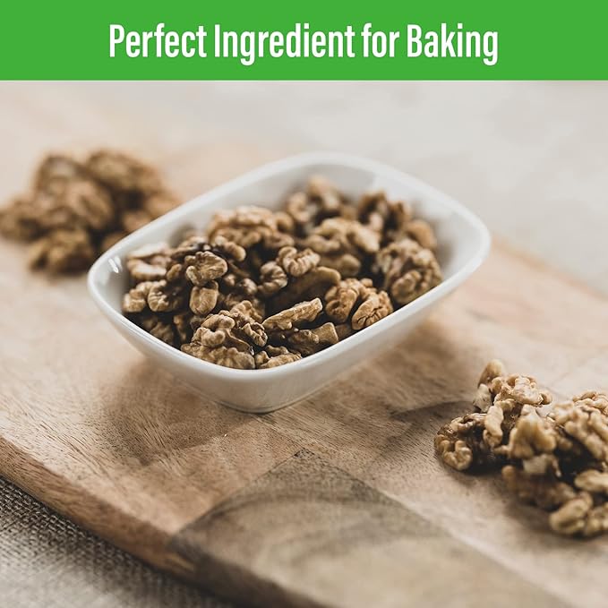 Sincerely Nuts Raw Shelled Walnuts (1lb bag) | No Shell Walnut Halves and Pieces | Easy to Eat & Cook Right Out of the Bag | Kosher & Gluten Free Superfood | Plant Based Fiber & Healthy Fats