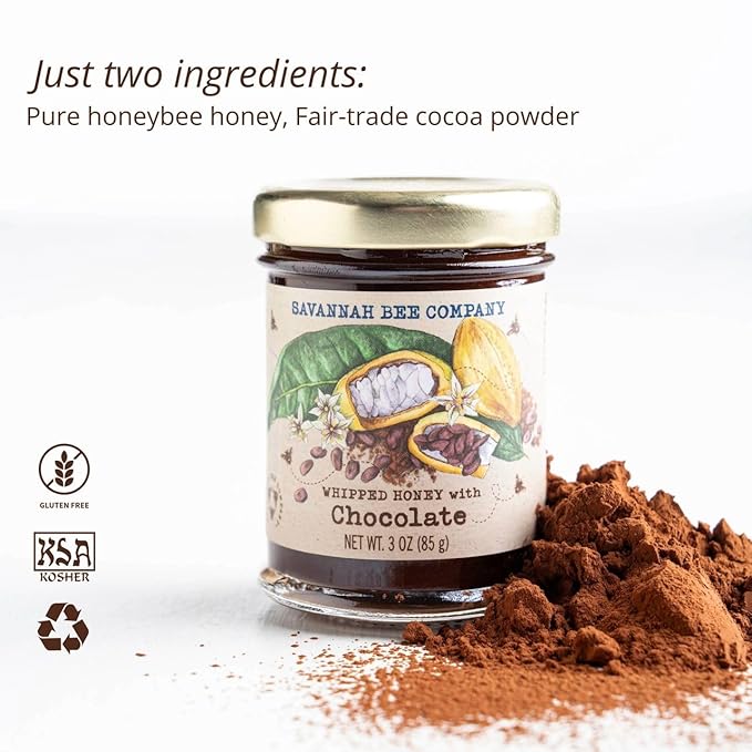 Savannah Bee Company Whipped Honey - All Natural Spreadable Honey
