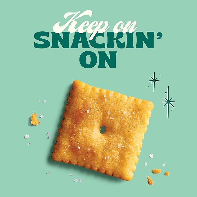 Back to Nature Cheese Flavored Crackers - Non-GMO, Made with Wheat Flour, Vegan, Delicious Snacks, Cheezy Square, 5 Ounce (Pack of 2)