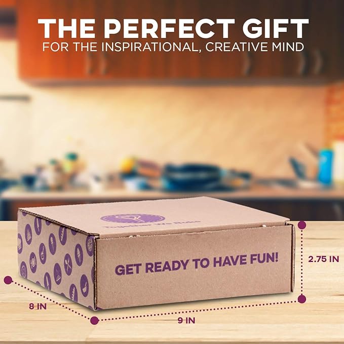 BAKETIVITY Kids Baking DIY Activity Kit - Bake Delicious Cinnamon Buns with Pre-Measured Ingredients ??Best Gift Idea for Boys and Girls Ages 6-12
