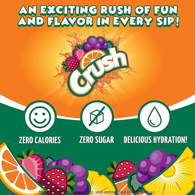 CRUSH Crush, Lemonade, Liquid Water Enhancer ??New, Better Taste (4 Bottles, Makes 96 Flavored Water Drinks) 1.62 Fl Oz (Pack of 1)