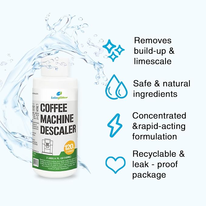 Coffee Maker Descaler, Universal Descaling Solution For Coffee Makers & Espresso Machines,Coffee Maker Cleaner And Descaler, Limescale Remover