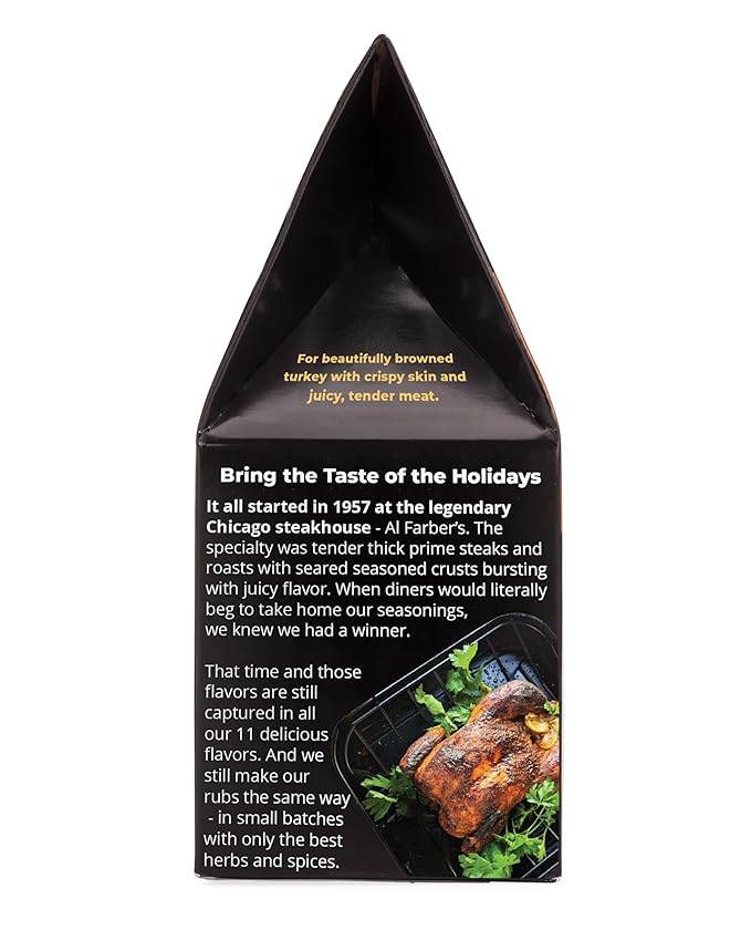 Char Crust Classic Turkey Rub | All-in-one seasonings | Perfect for Turkey, Poultry and Potatoes | Signature Crust that Seals in the Juices, 4 Ounce (Pack of 2)