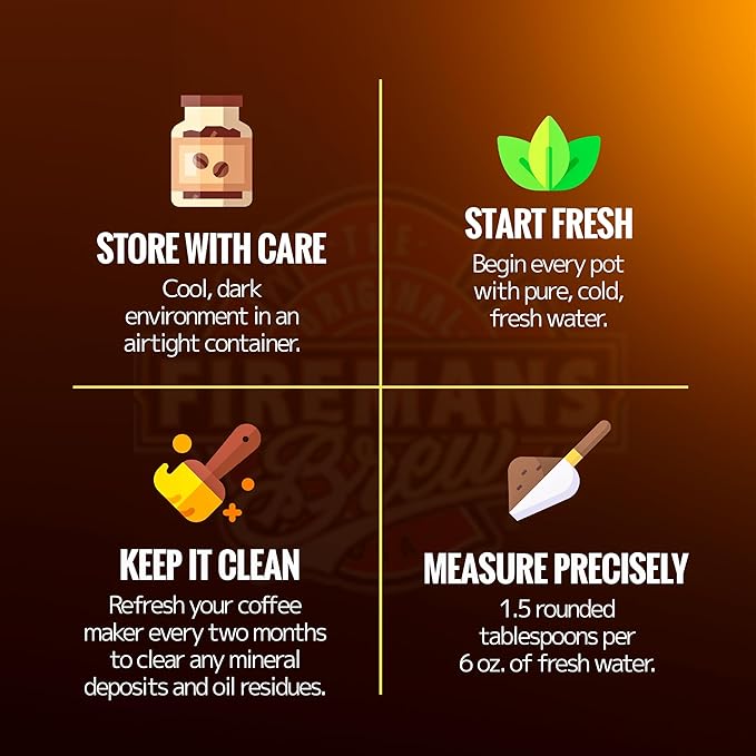 Firemans Brew Medium Roast Coffee ??Bold & Robust Ground Coffee ??100% Arabica Beans, Rich, Full-Bodied Flavor ??Freshly Roasted Gourmet Coffee ??Low Acid, Small Batch Coffee ??Supports Firefighter Causes