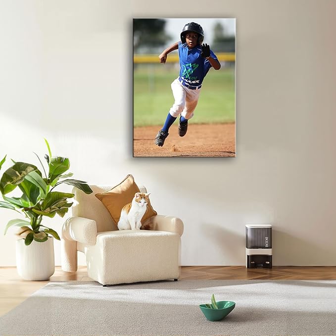 Personalized Custom Canvas Prints, Photo on Canvas Transform Your Photos into Stunning Framed Wall Art-Digitally Printed Photo to Canvas - Ideal for Home Decor, Gifts (24L?쐘36W" 60x90cm)