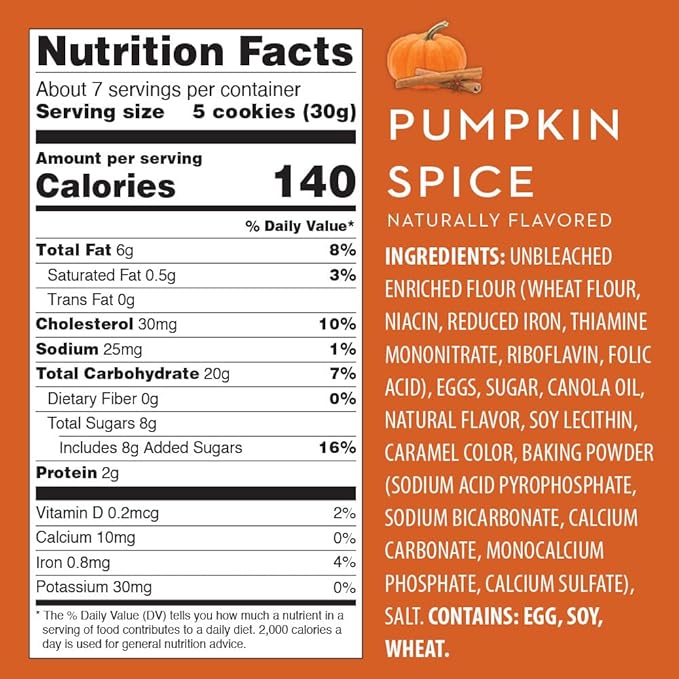 Reko Pizzelle Authentic Italian Style Waffle Cookie, Pumpkin Spice, 7 Ounce (Pack of 1)