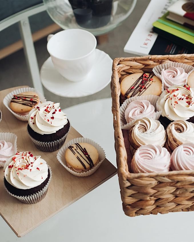 qiqee 600pcs White Cupcake Liners Muffin Linner No Smell, Food Grade Baking Cups竊늆tandard Sizeç«?,<div>