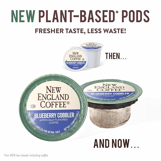 New England Coffee Variety Pack Single Serve Pods, 12ct Box (Pack of 6)