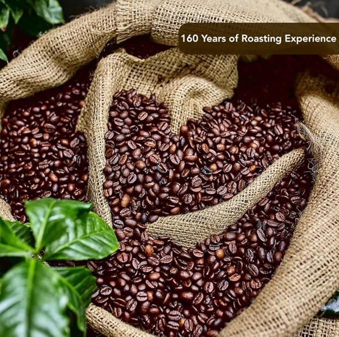 Lion Coffee, Arabica Coffee Beans, Light Roast Whole Bean Coffee, Vanilla Macadamia Flavor, A Taste of Aloha, 10 Ounce Bag