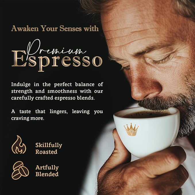 Ground Espresso Coffee ??Organic, Single Origin, Medium Roast, Bold & Smooth ??100% Arabica ??Crafted for Espresso Machines ??Furious Espresso by Coffea Flavor