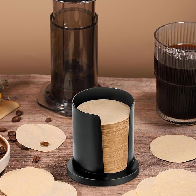 Unbleached Coffee Filter Paper 800 Count, 2.5 Inch Disposable Paper Filter Round Coffee Maker Filters, Replacement Coffee Tea Filters Compatible with Aerobie Aeropress Coffee and Espresso Makers
