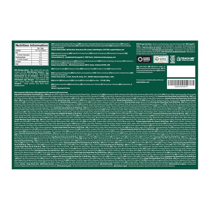 VAHDAM, Advent Calendar 2025 | 24 Unique Loose Leaf Tea - Exclusive Holiday Tea Gift Set | Christmas Advent Calendar 2025 for Adults | Advent Calendar 2025 Adult Women & Men
