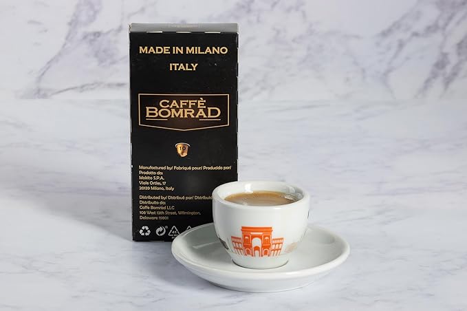 Caffè Bomrad 100% Arabica | 0% Robusta | 100% Made in Italy | 10 Aluminum Coffee Capsules