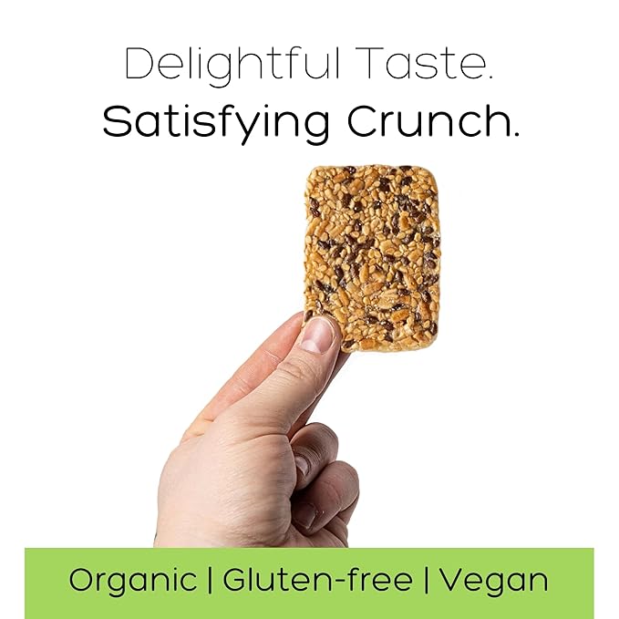 Top Seedz Certified Organic Gluten Free Cumin Seed Crackers | 2-Pack | 5 Ounces | Healthy Vegan Crackers with Plant Based Protein | Made of Sunflower, Flax, Sesame and Pumpkin Seed