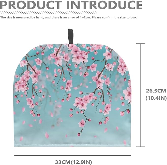 Blue Tea Cozies Cherry Blossom Tea Cozy for Teapot Insulated for Women Pink Tea Cosy for Teapot Home Kitchen Accessories