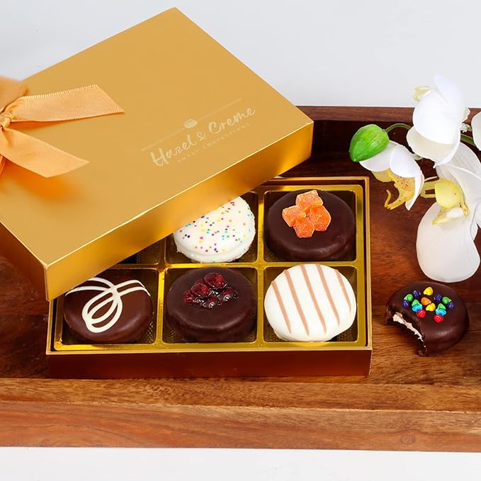 Cookie Gift Basket - Dark Chocolate Gourmet Cookie Gift - Vegan Food Present
