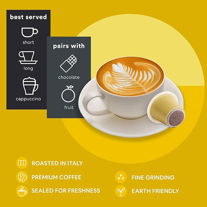 Woken Coffee Compostable Nespresso Pods Variety Pack - Dark and Medium Roast Italian Espresso Compostable Coffee Pods Compatible with Nespresso Machine (50 Pods, 5 Boxes) (Pack of 5), Variety Pack)