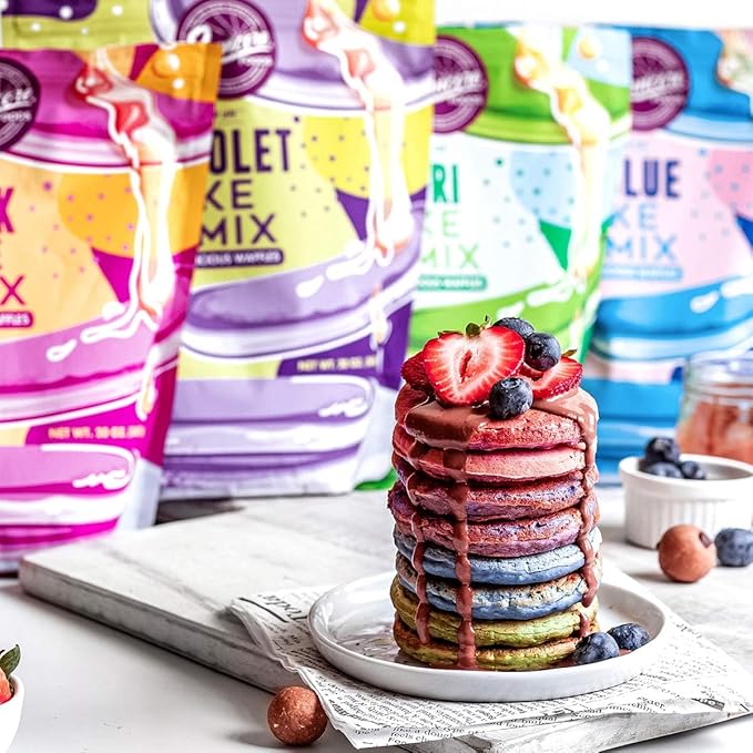 Suncore Foods Ultra Violet Pancake & Waffle Powder Mix, Non-GMO, 20oz (1 Pack)