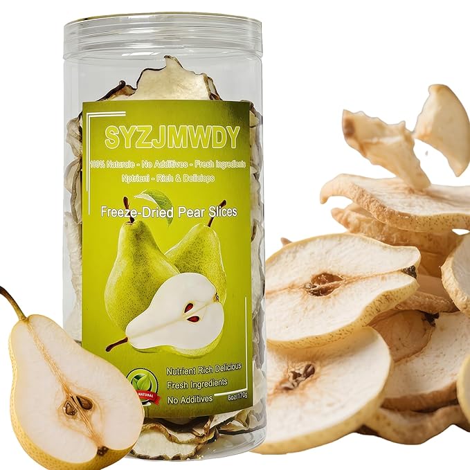 Premium Drying Pear Slices 6oz | 100% No Sugar Added | Perfect for Cocktails, Baking, Tea & Decor | Dried Fruit Snacks