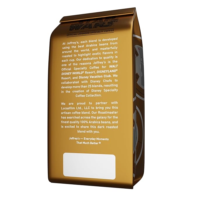 Joffrey's Coffee - STAR WARS??BB-8 Brew, STAR WARS Licensed Coffee Collection, Artisan Medium Roast, Toasty & Smooth Taste, Brew or French Press (Ground, 11oz)