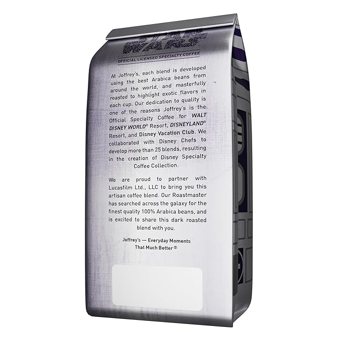Joffrey's Coffee - STAR WARS??R2-D2 Brew, STAR WARS Licensed Coffee Collection, Artisan Medium Roast, Rich & Nutty Taste, Brew or French Press (Ground, 11oz)
