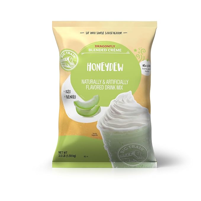 Big Train Dragonfly Honeydew Blended Cr챔me Beverage Mix, 3.5 Pound (Pack of 1)
