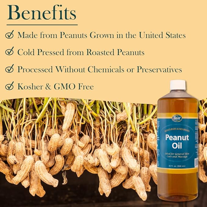 Baar Refined Peanut Oil (32 Ounces)
