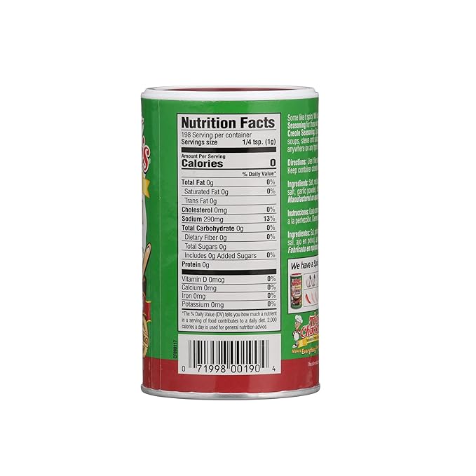 Tony Chachere's Creole and Cajun Seasoning Canisters (2 Pack + Packet) (2 Pack, More Spice)