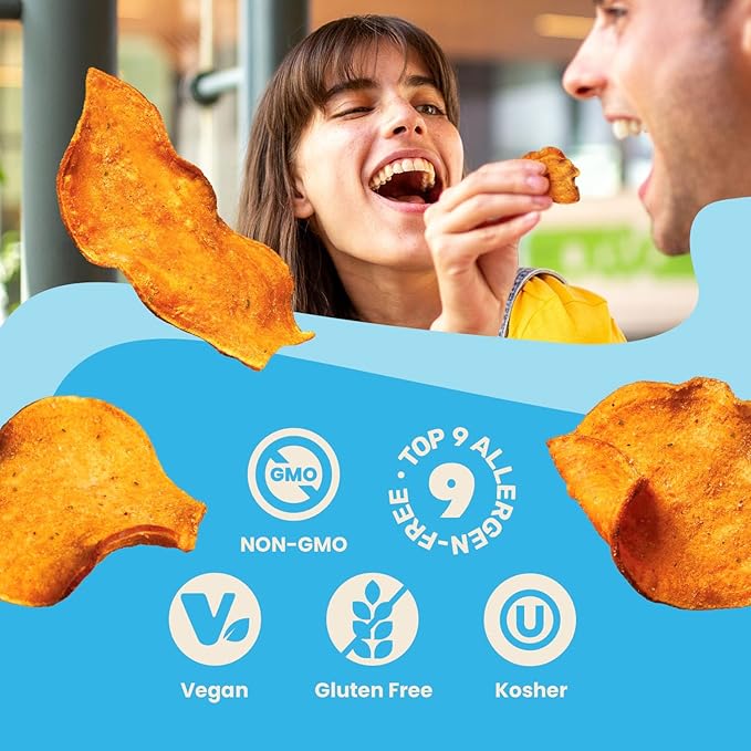 Jackson???Sweet Potato Kettle Chips Avocado Oil Variety Pack made with Premium Oils (1.5 oz, Pack of 10) Sea Salt, Ranch and BBQ Flavors - Allergen-friendly, Gluten Free, Vegan