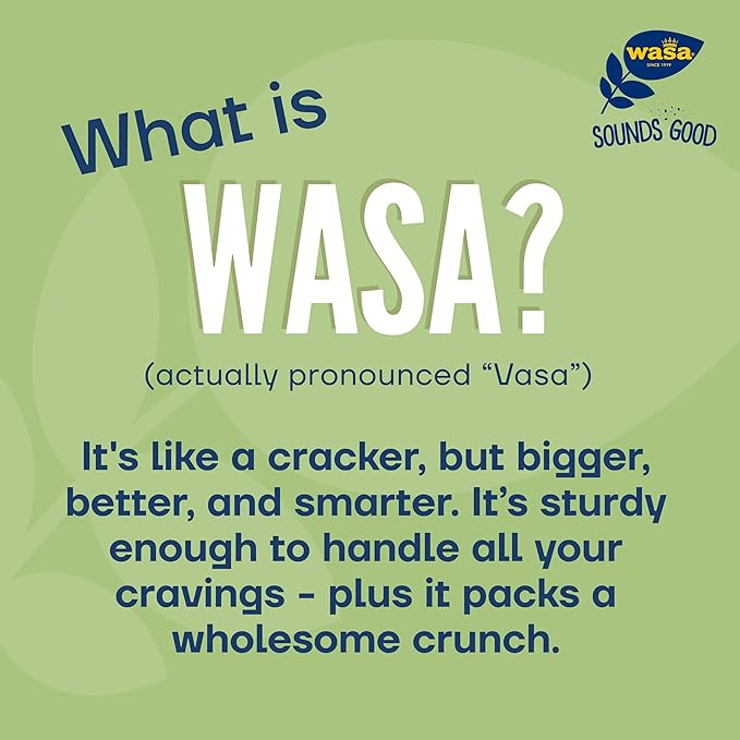 Wasa Multi Grain Crispbread, 9.7 oz (Pack of 12), Multigrain Crackers, Non-GMO Ingredients, Fat Free