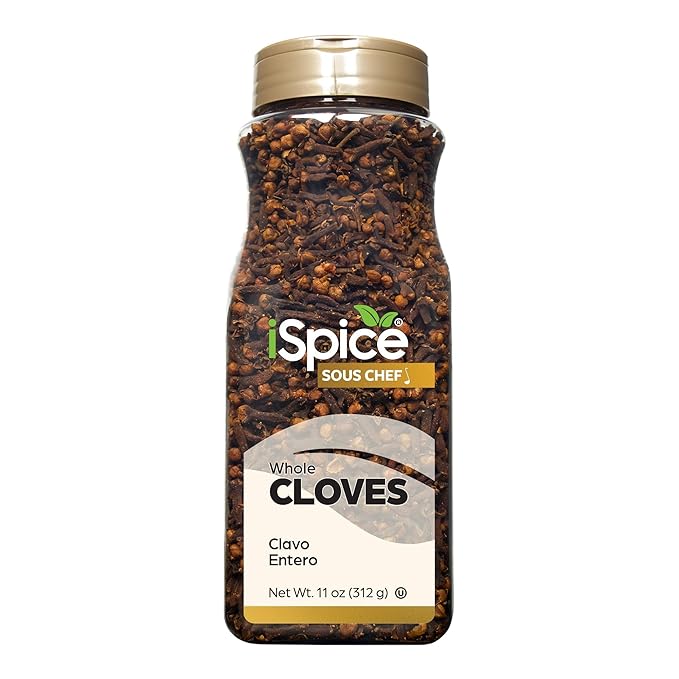iSpice | Cloves Whole | 11 oz | Bulk Size | Kosher | Deeply Aromatic