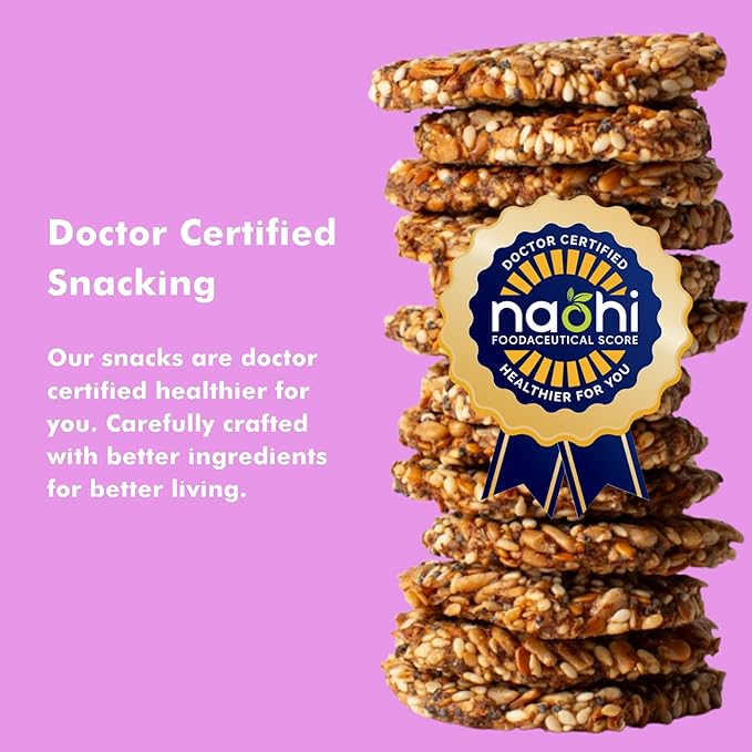 Super Seed Crackers, Gluten Free & Keto Friendly Healthy Snacks, Vegan, Zero Sugar, Paleo & Diabetic Friendly, Nut Free, 20g High Protein, 18g High Fiber, 3.56oz Each, 4-Pack, Everything Bagel
