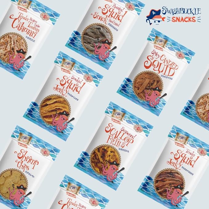 Japanese Tempura Kelp Snack Chips ??Original Flavor, 5.29oz, Authentic Japanese Snack by Swashbuckle Snacks, Made in Japan