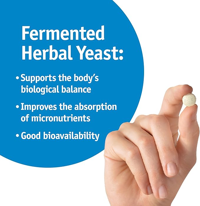 Strath Nutritional Yeast Tablets - Vegetarian, Lactose Free, Artificial Additive Free - Digestive Support, Nutrient Absorption - Unflavored Daily Supplement - Prebiotic and Postbiotic