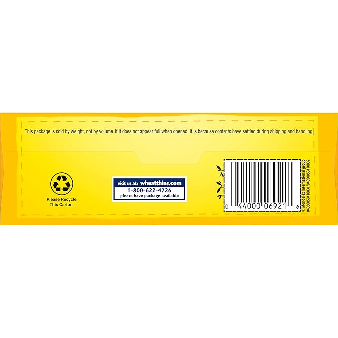 Wheat Thins Original Snacks, Whole Grain Wheat Crackers, Bulk Snack Crackers, Family Size, 6 - 14 oz Boxes