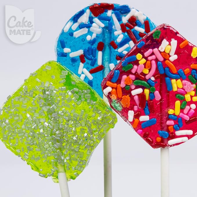 Cake Mate Dessert Sprinkles, Easy Pour Lid - Edible Cake Decorating and Baking Sprinkles for Cookies, Cupcakes, and Ice Cream Toppings (Rainbow, 26 oz)
