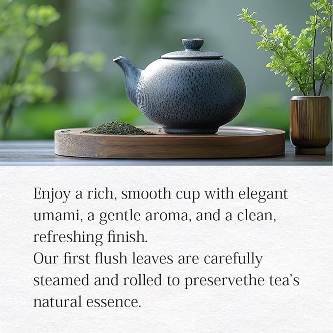 Premium Uji Sencha Green Tea ??Authentic Japanese Loose Leaf Tea from Kyoto, 1.41 oz (40g) Tin ??Freshly Harvested, Aromatic & Smooth Japanese food